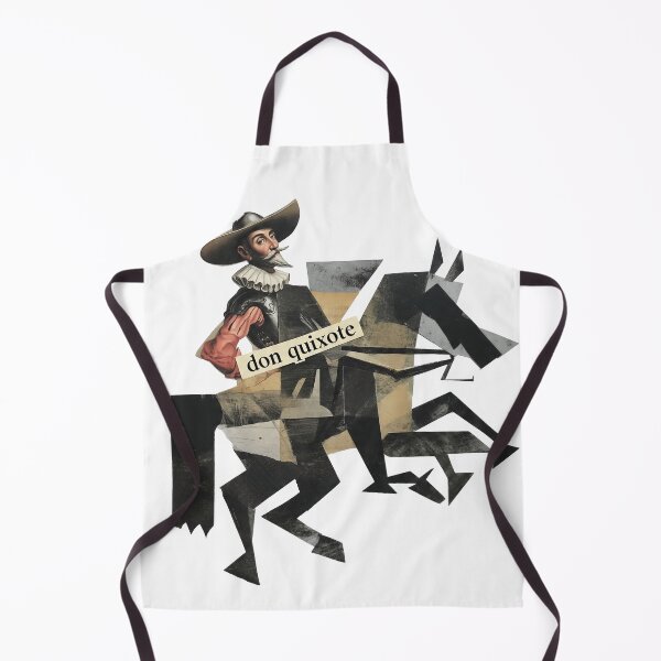 Item preview, Don Quixote – Cervantes | Literary Collage Portrait Art Print | Classic Novel Poster designed and sold by OzzFrequency.