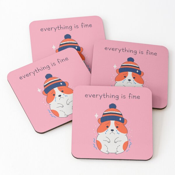 Item preview, Sad Crying Hamster Cute Meme Sticker designed and sold by inkfusionhub99.