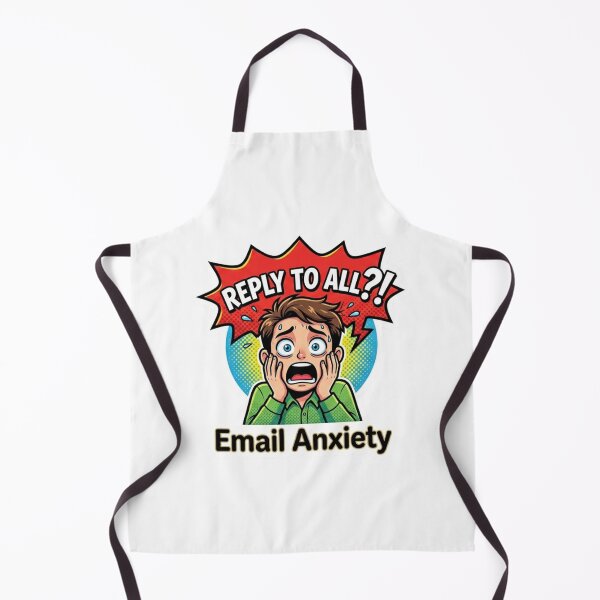 Item preview, Funny Email Anxiety Reply To All Corporate Humor Sticker designed and sold by JeevanStickers.