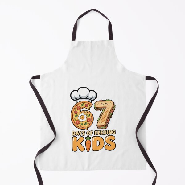 Item preview, 67 days school lunch lady retro quote designed and sold by ArtDesignTp.