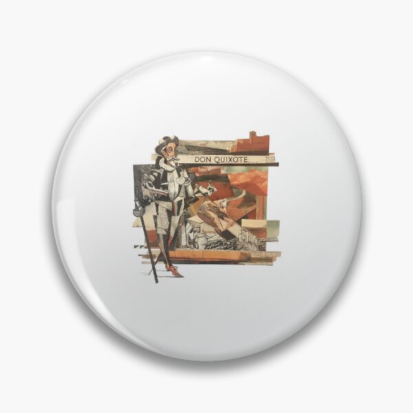 Item preview, Don Quixote – Cervantes | Literary Collage Portrait Art Print | Classic Novel Poster designed and sold by OzzFrequency.