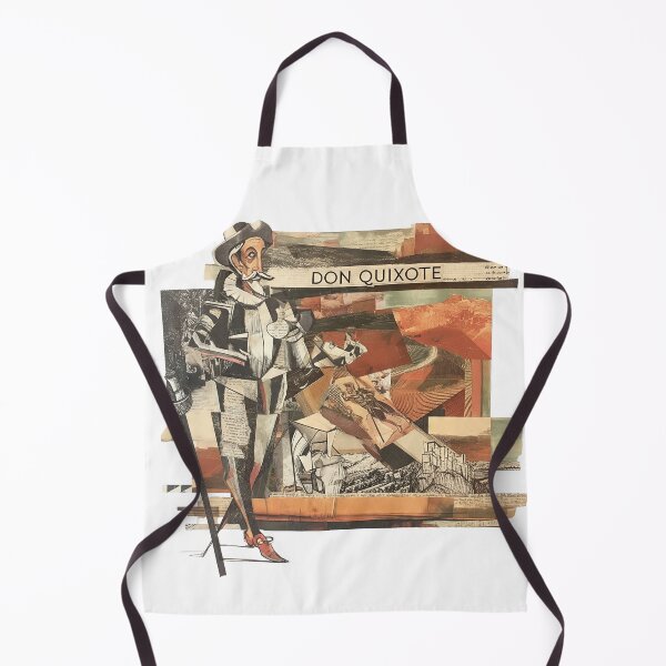 Item preview, Don Quixote – Cervantes | Literary Collage Portrait Art Print | Classic Novel Poster designed and sold by OzzFrequency.