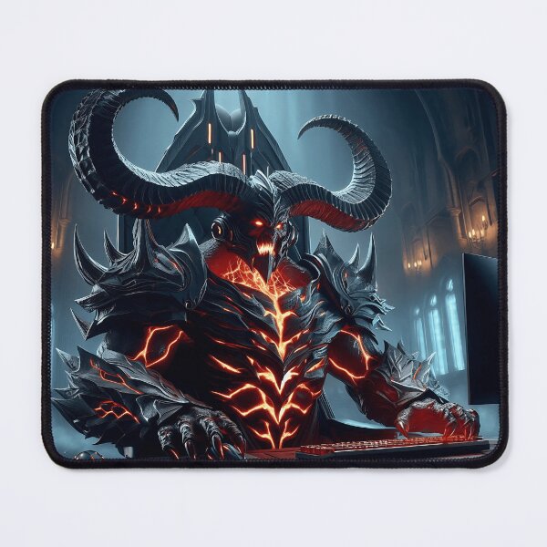Item preview, Final Boss Working from Home - Gamer Humor and Dark Fantasy designed and sold by breveindu.
