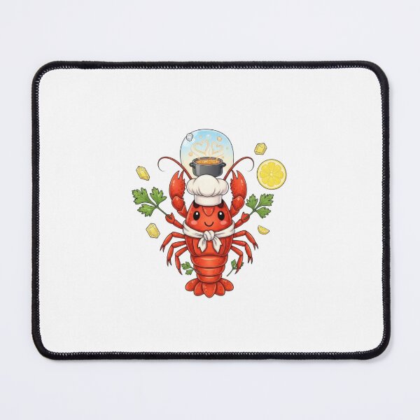 Item preview, Cute Crab Chef Cooking Illustration designed and sold by AbanoubStore.