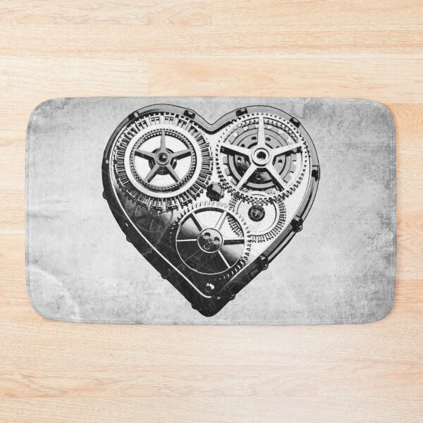 Item preview, Steampunk Clockwork Heart Gears Mechanical Love designed and sold by Ghoul Enterprises.