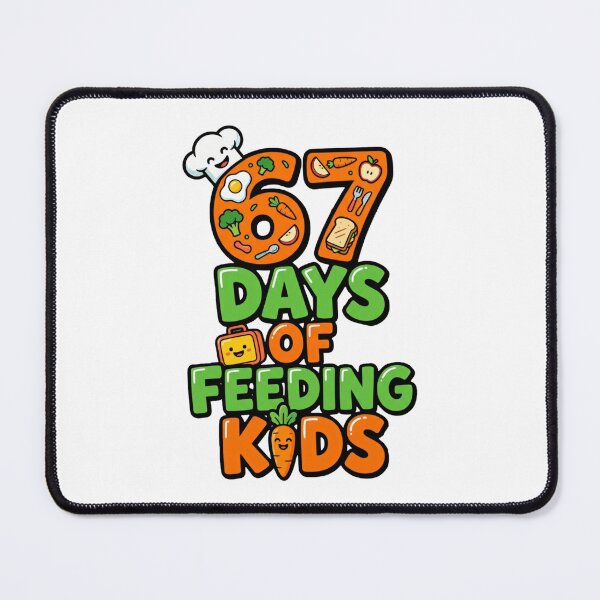 Item preview, cafeteria worker 67 days funny quote designed and sold by ArtDesignTp.