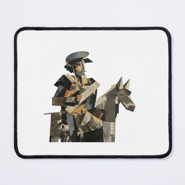 Item preview, Don Quixote – Cervantes | Literary Collage Portrait Art Print | Classic Novel Poster designed and sold by OzzFrequency.