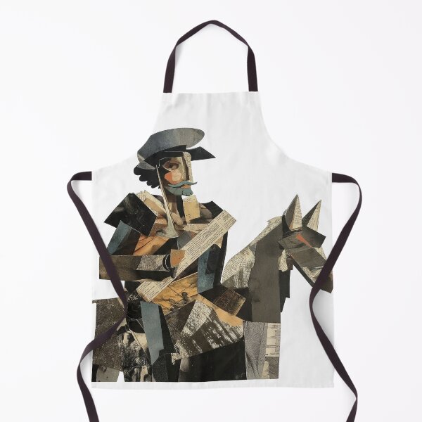 Item preview, Don Quixote – Cervantes | Literary Collage Portrait Art Print | Classic Novel Poster designed and sold by OzzFrequency.