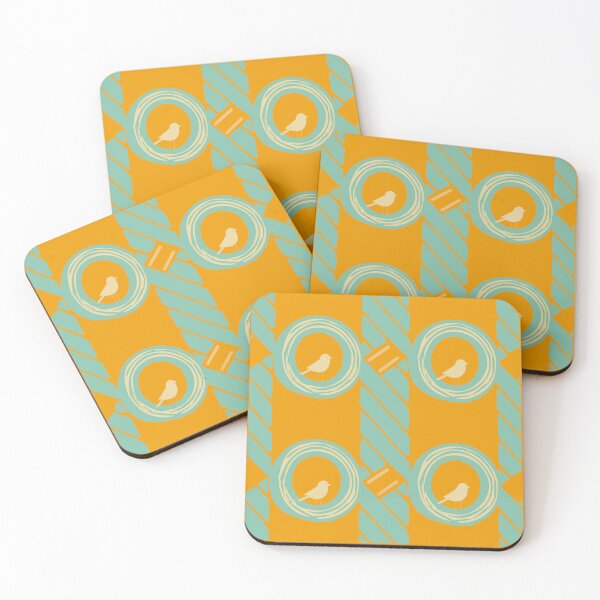 Item preview, The nests and birds E9 – geometric Design  designed and sold by StefanStudioArt.