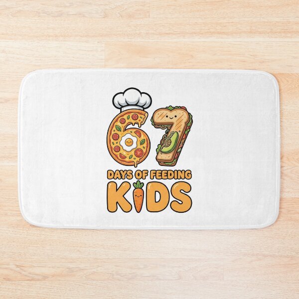 Item preview, 67 days feeding kids cafeteria humor designed and sold by ArtDesignTp.