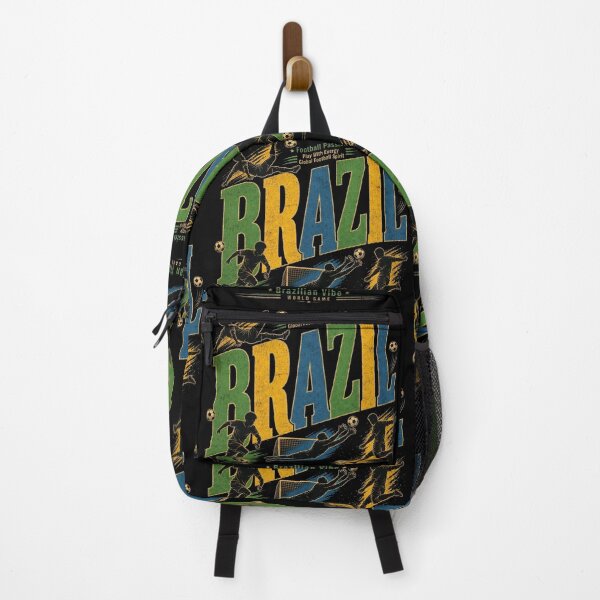 Item preview, Brazil Football Vibes Retro Sports Design designed and sold by Verycutethings.