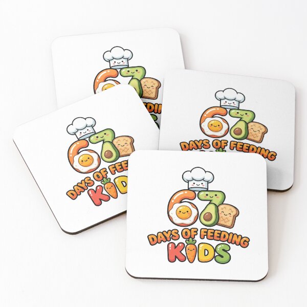 Item preview, funny 67 days feeding kids lunch lady designed and sold by ArtDesignTp.