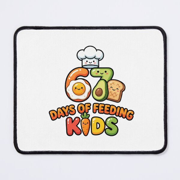 Item preview, funny 67 days feeding kids lunch lady designed and sold by ArtDesignTp.