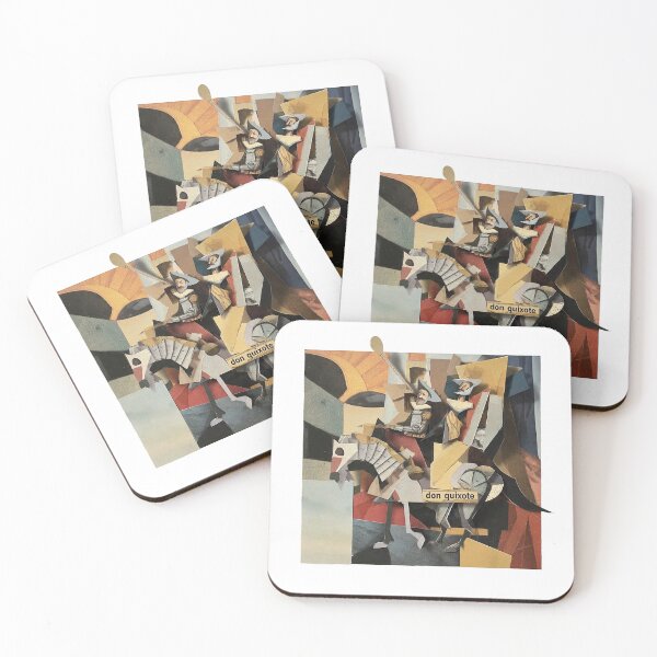 Item preview, Don Quixote – Cervantes | Literary Collage Portrait Art Print | Classic Novel Poster designed and sold by OzzFrequency.
