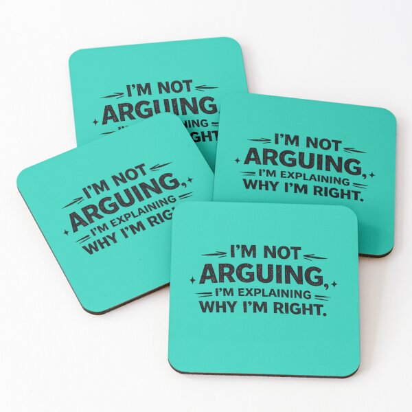 Item preview, I’m Not Arguing Funny Sarcastic Quote Design designed and sold by ArtComixHaven.