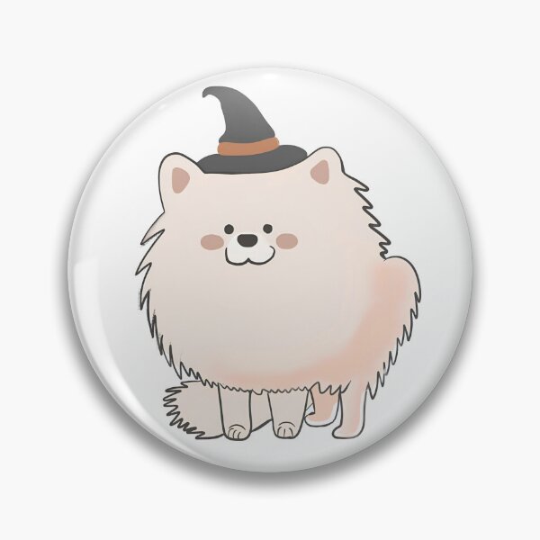 Item preview, Witchy Pomeranian Halloween Cute Dog designed and sold by Spectrumcontour.
