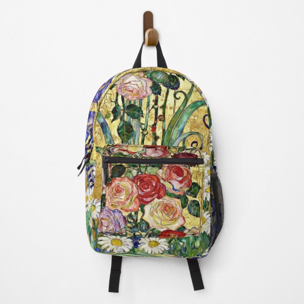 Item preview, Gustav Klimt Flower Garden Gold designed and sold by maniacfitness.