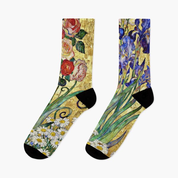 Item preview, Gustav Klimt Flower Garden Gold designed and sold by maniacfitness.