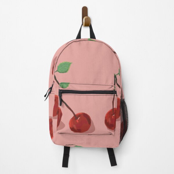 Item preview, Cherry Pink Dream Pattern – Stylized Cherries on Pink Background designed and sold by Kazewalk.