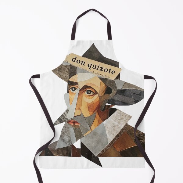 Item preview, Don Quixote – Cervantes | Literary Collage Portrait Art Print | Classic Novel Poster designed and sold by OzzFrequency.
