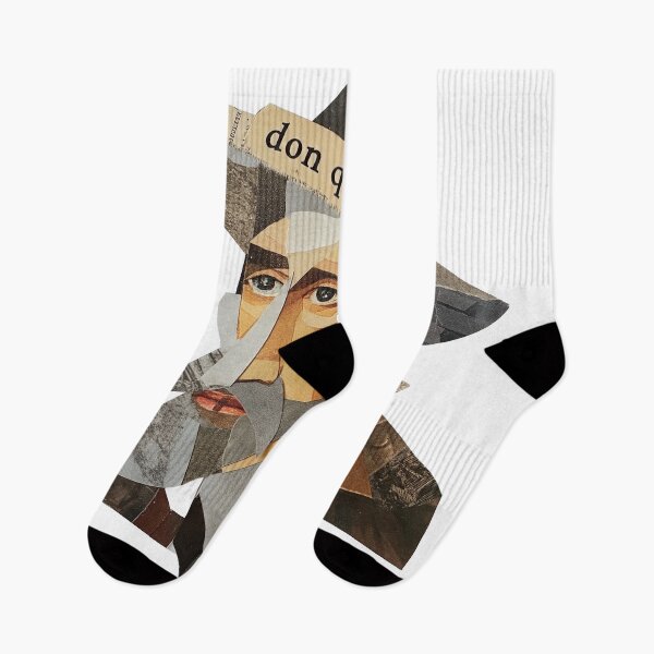 Item preview, Don Quixote – Cervantes | Literary Collage Portrait Art Print | Classic Novel Poster designed and sold by OzzFrequency.