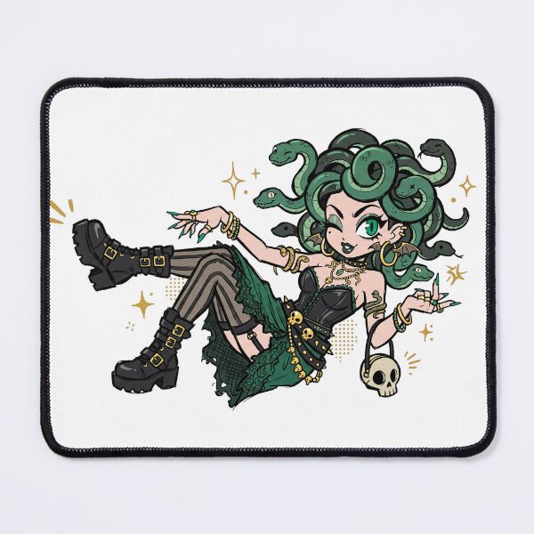 Item preview, Méduse Spooky Cute | Goth Anime Medusa Girl designed and sold by RiderSpoon.