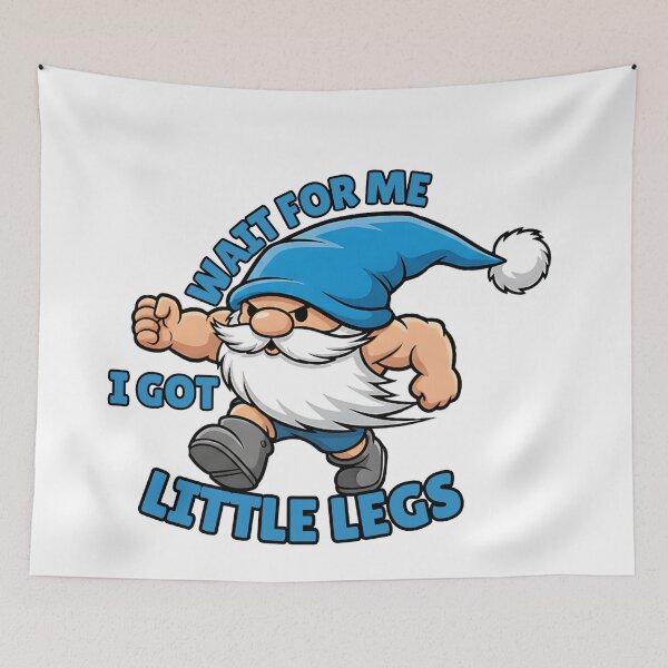 Item preview, funny gnome little legs garden quote designed and sold by ArtDesignTp.