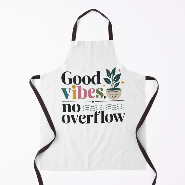 Item preview, Good vibes, no overflow designed and sold by FreshPixelArt.
