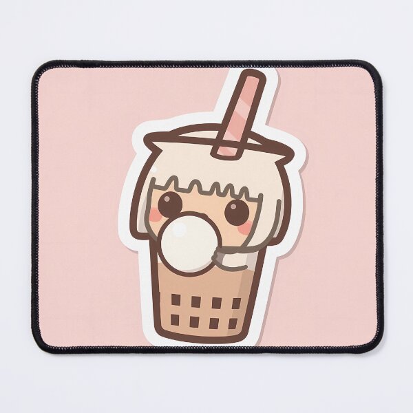 Item preview, ​Cute Kawaii Boba Tea Character Sticker designed and sold by ArtistKmarKbs.