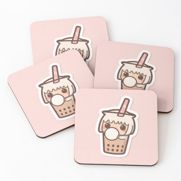 Item preview, ​Cute Kawaii Boba Tea Character Sticker designed and sold by ArtistKmarKbs.