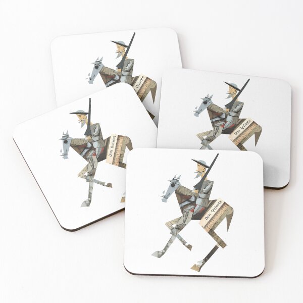 Item preview, Don Quixote – Cervantes | Literary Collage Portrait Art Print | Classic Novel Poster designed and sold by OzzFrequency.