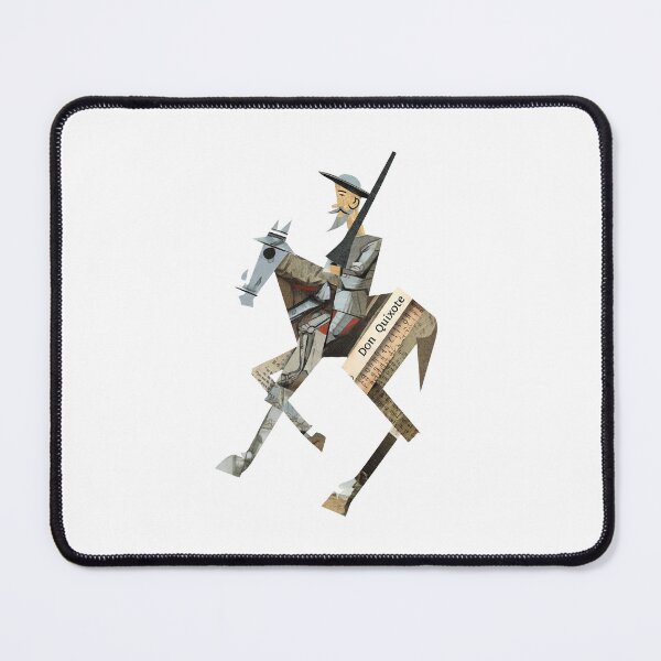 Item preview, Don Quixote – Cervantes | Literary Collage Portrait Art Print | Classic Novel Poster designed and sold by OzzFrequency.