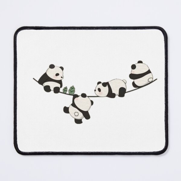 Item preview, Panda Playtime - Sweet Summer Panda Silhouette designed and sold by ZairDesign.