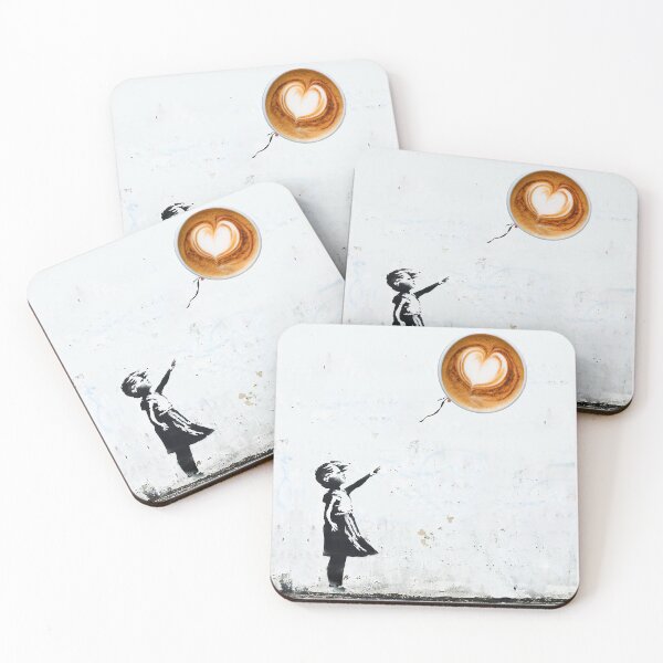 Item preview, Banksy Inspired Girl with Balloon designed and sold by Art & Coffee.