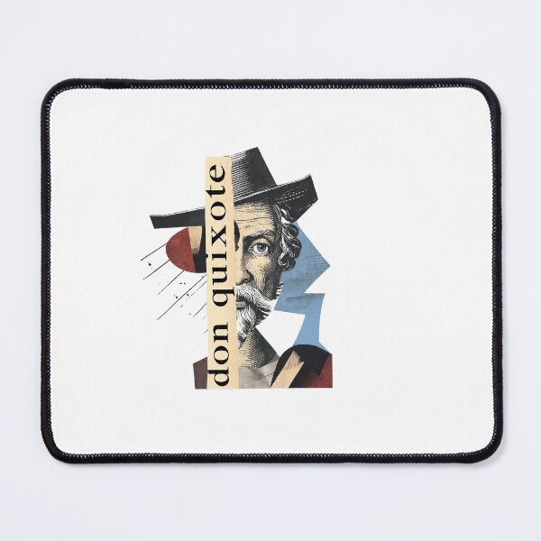Item preview, Don Quixote – Cervantes | Literary Collage Portrait Art Print | Classic Novel Poster designed and sold by OzzFrequency.
