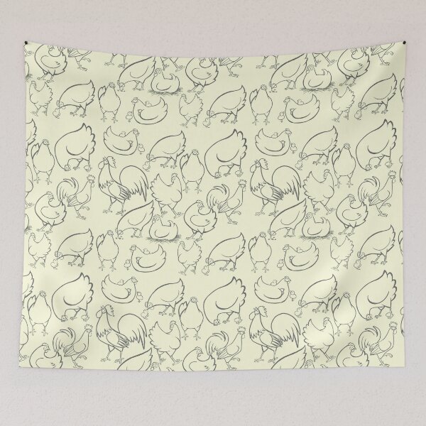 Item preview, Chicken Pattern-Yellow designed and sold by JurassicParkans.