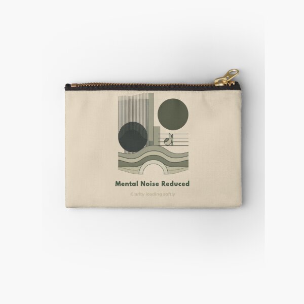 Item preview, Mental Noise Reduced - Soft Clarity Abstract Geometric Art designed and sold by Inkfino.