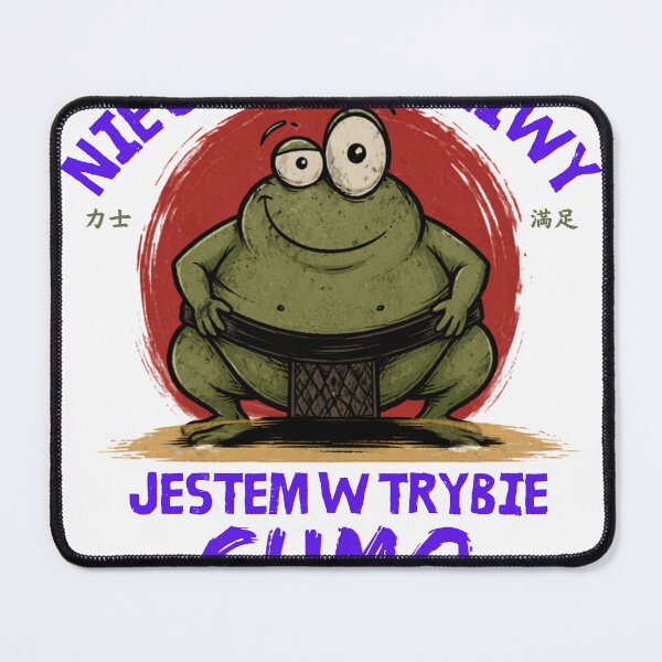 Item preview, Lazy Frog Sumo Mode Funny Polish Meme designed and sold by Rightstudio1.
