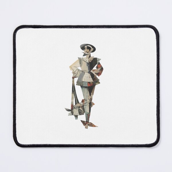 Item preview, Don Quixote – Cervantes | Literary Collage Portrait Art Print | Classic Novel Poster designed and sold by OzzFrequency.