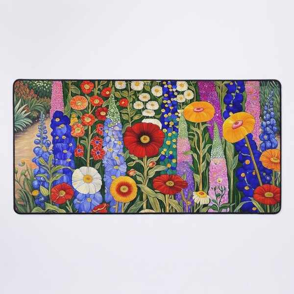 Item preview, Gustav Klimt Flower Garden designed and sold by maniacfitness.
