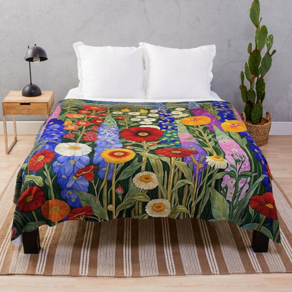 Item preview, Gustav Klimt Flower Garden designed and sold by maniacfitness.