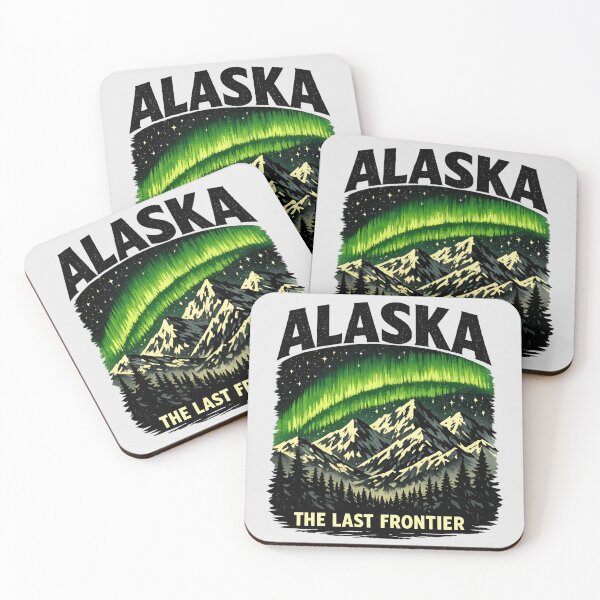 Item preview, Alaska The Last Frontier - Northern Lights Mountain designed and sold by SidTastic .