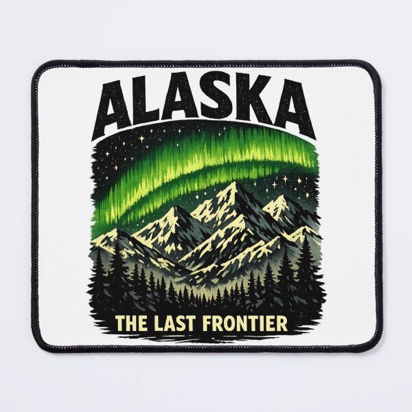 Item preview, Alaska The Last Frontier - Northern Lights Mountain designed and sold by SidTastic .