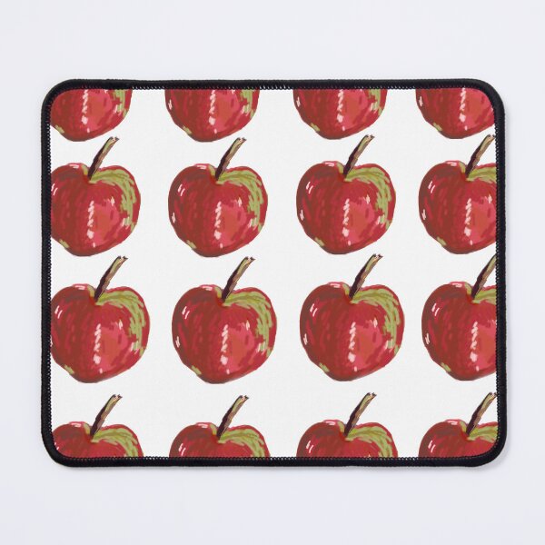 Item preview, Red Apple Harvest – Painterly Fruit Pattern designed and sold by Kazewalk.
