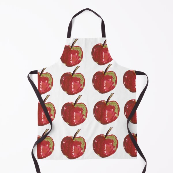 Item preview, Red Apple Harvest – Painterly Fruit Pattern designed and sold by Kazewalk.