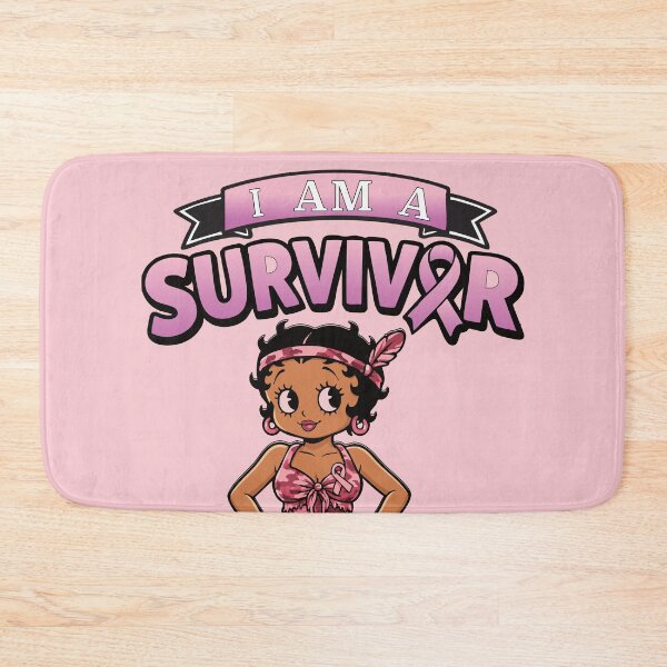 Item preview,  I Am a Survivor | Retro Pink Ribbon Betty Inspired Empowerment Design designed and sold by XenoFinalDawn Shop.