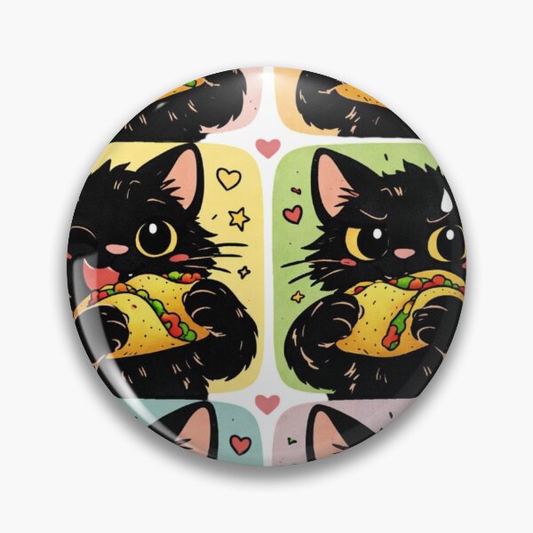Item preview, black cat & totilla designed and sold by Saucebyte.