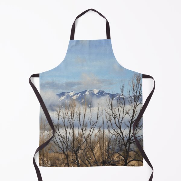 Item preview, Mountains Through Trees Classic Oil colorful photo abstract design designed and sold by SmashingDeals.