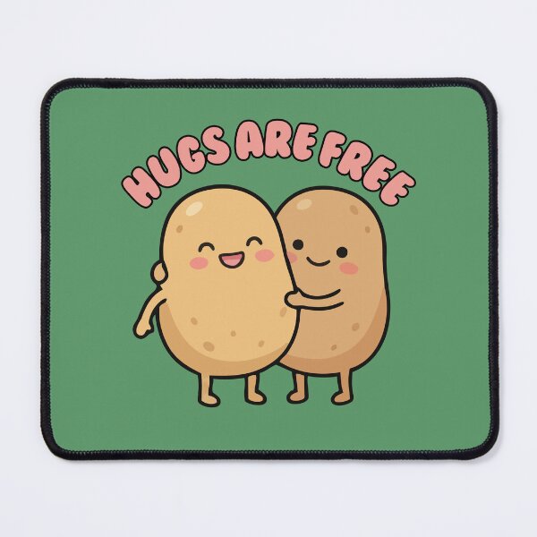 Item preview, Hugs are free, cuddling potatoes designed and sold by BritishDelights.