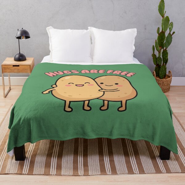 Item preview, Hugs are free, cuddling potatoes designed and sold by BritishDelights.
